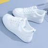 Zapatos Blancos para Mujer 2024 Otoño Nuevo Estilo Transpirables y Versátiles Populares Flats para Estudiante Suela Gruesa Aumentando la Altura Zapatos Deportivos Casuales