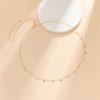 Joyería transfronteriza europea y americana moda creativa estilo étnico colorido cadena para el vientre de cristal colorido simple para mujer