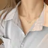 Prata 925 Estilo Novo Fresco Elegante Alto Padrão Simples Zircônia Colar Moda Feminina Luxo Acessível Versátil Corrente da Clavícula Atacado
