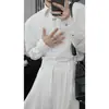 Nova Moda de Primavera Designer de Alta Qualidade Simples Conjunto de Camisa Casual Solto Alta Qualidade Camisa Calça