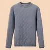 Casaco de outerwear de outono e inverno, com forro de fleece de três camadas e espessado, roupa íntima quente, conjunto de jaqueta acolchoada à prova de vento e calças, um item essencial para uniformes escolares