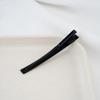 Clip lateral grueso y fino con forma de pico de pato curvado, accesorio para el cabello hecho a mano, bolsa de material para pinzas de cabello de una palabra