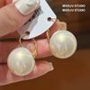 Nuevos Pendientes de Perlas de Moda, Pendientes Versátiles, Lujo Accesible Pendientes Franceses, Pendientes Trendy para Mujer Estilo Retro Hepburn