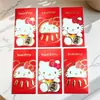 Sanrio Hello Kitty Estampado en Caliente Envoltorio Rojo Dulce Envoltorio Rojo Hello Kitty Bolsa de Envoltorio Rojo Hello Kitty Muñeca Linda Envoltorio Rojo con Logo