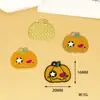 Acessórios DIY de Liga para Halloween Acessórios de Abóbora com Óleo Gotejante Chaveiro de Bruxo Casa Assombrada Múmia Pingente de Óleo Gotejante