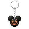Chaveiros de personagem temáticos de Halloween transfronteiriços, Pingentes para bolsa de borracha macia em PVC, Acessórios, Decorações de chave de mochila atacado