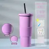 Taza Térmica con Popote para Niñas, Taza de Agua Térmica de Gran Capacidad, Taza con Popote de Apariencia Elegante, Nuevo Modelo 2026, Mantiene Caliente y Frío