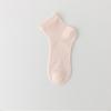 Calcetines de Seda de Morera para Mujer Verano Finos Casuales Cortos Color Sólido Patrón Vertical Calcetines Hielo Hielo Calcetines de Malla Transpirables Calcetines sin Costuras