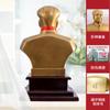Ornamentos Criativos Busto de Bronze do Presidente Mao Tsé-Tung Busto de Bronze de Mao Tsé-Tung Decoração de Casa Ornamentos de Escritório Artesanato de Latão