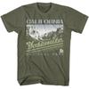 Camiseta de manga corta con diseño de animales y plantas de conservación natural del parque Yellowstone, estilo americano, informal, vintage, para hombre y mujer.