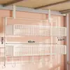 Essenciais para Dormitório de Faculdade Prateleira de Armazenamento para Cama Inferior Quarto Cama Suspensa Artefato de Armazenamento Gancho de Parede para Cabeceira Gancho Rack