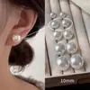 Exquisitos Pendientes de Perlas Estilo Francés para Mujer, Lujo Ligero con un Toque de Alta Gama, Adecuados para Rostros Cuadrados y Redondos, Pendientes Únicos y Súper Hermosos