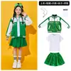 Fantasias de cheerleading infantis, trajes para a cerimônia de abertura do dia esportivo do ensino fundamental, uniformes de classe do jardim de infância e trajes para apresentações em grupo