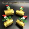 Vendas Diretas de Fábrica Válvula de Esfera de Latão com Rosca Interna Dupla Dn15-50, Qualidade de Engenharia, 1/2 Polegada, 3/4 Polegada, 1 Polegada, Espessada, para Uso em Engenharia