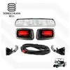 Ezgo Txt Set de Faro Halógeno de Barra Recta y Luz Trasera Modelo Básico Accesorios de Iluminación para Carrito de Golf Piezas para Automóviles y Motocicletas Comercio Exterior Transfronterizo