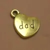 Accesorios para joyería DIY aleación letra miembros de la familia amor colgante Pulsera de alambre europea y americana Accesorios Venta al por mayor