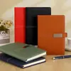 Caderno A5 com Capa de Couro em Estoque na Fábrica, Presente Corporativo de Alto Padrão, Personalizável com Logotipo, Conjunto de Caixa de Presente para Caderno