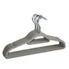 Cabide Aveludado 45cm Espessado Antiderrapante Liso Cabideiro Organizador de Armazenamento Doméstico Suporte para Roupas Cabideiro Atacado
