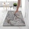 La Alfombrilla de Tierra de Diatomeas con Patrón Dorado Más Vendida de Rusia para Comercio Transfronterizo, Alfombrilla Antideslizante Absorbente de Agua de Secado Rápido para Baño del Hogar