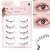 Pestañas Postizas Enteras Naimei de Una Pieza con Tallo Duro Tallo Transparente Estilo Natural COS Maquillaje Tailandés Pequeño Demonio Principiante Diario
