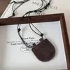 Clip Magnético para Gafas Cordón Collar de Cuero Estuche Portátil para Gafas de Sol Cadena Larga de Suéter de Moda para Viajeros al Trabajo Venta al por Mayor