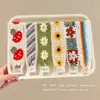 Faixa de Cabelo de Tricô Floral de Alta Qualidade 2026 com Velcro para Arrumar Cabelos Soltos, Faixa de Cabeça Floral Colorida Estilo Pastoral para Mulheres