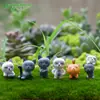 Micro Paisagem de Musgo, Enfeites de Plantas Suculentas, Enfeites de Bonecos, Material DIY Enfeites Pequenos Criativos