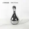 Vaso de Flores de Vidro Gota d'Água Prateado Estilo Europeu Moderno Simples Ornamentos Modelo para Sala de Vendas Sala de Estar Decorações Suaves