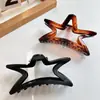 Pinza para el Cabello Grande de Estrella de Cinco Puntas 2024 Nuevo Clip para el Cabello de Otoño e Invierno Adorno para la Cabeza Pasador Pinza de Tiburón Femenina Parte Posterior de la Cabeza