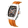 Reloj de Pulsera de Moda para Hombre con Forma de Barril Ultradelgado Nuevo Transfronterizo, Modelo Popular de Comercio Exterior, Reloj de Cuarzo al por Mayor, Marca de Relojes para Hombre