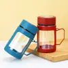 Vaso con asa, taza de agua portátil para el hogar, taza de té, taza de agua de color de alto valor para la oficina, taza de color en stock