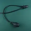 Enema Hinchable Doble Uso Tapón Anal y Accesorios de Mordaza Bucal, Arnés Hinchable Relleno de Agua para Restricción Forzada, Mordaza Bucal Manual y Eléctrica