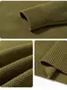 Suéter henley de algodón puro de alta gama para hombre, otoño e invierno, holgado, simple, casual, estilo old money, tejido base engrosado