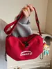 Bolsa de Lona para Mujer, Nueva Moda Verano 2025, Diseño de Nicho, Bolso Cruzado Estilo Coreano, Bolsa Popular Plegada tipo Dumpling de Instagram