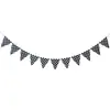 Bandera de papel triangular pequeña nueva para decoración de tienda de campaña de camping, colorida, para niños, flamenco, accesorios de diseño para bebé