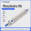 Cilindro Mini MA de Aço Inoxidável Yadeke MA16/20/25/40-25*50 x 75 x 100 x 125