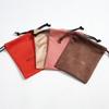 Nueva Bolsa de Joyería de Terciopelo de Gama Alta, Bolsillo con Solapa y Cordón de Terciopelo Engrosado para Guardar Pantalones, Collares, Anillos, Pulseras, Bolsa de Terciopelo Personalizable