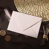 Envelope com textura de linho e aba longa, colorido, simples, estilo ocidental, conjunto de papelaria inspirado em vintage, incluindo selo de cera e papel de carta