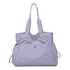 Bolsa de Ombro Transfronteiriça Estilo Japonês Simples de Grande Capacidade Leve para Mulheres, Adequada para Viagens Diárias e Deslocamento, Bolsa Tote de Nylon Impermeável