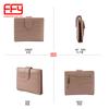 Nova Carteira Feminina Moda 2024 Padrão Pedra Curta Múltiplos Porta-Cartões Grande Capacidade Carteira com Fecho Clutch