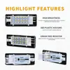 Modificación de Coche Luz LED de Matrícula Trasera de Alto Brillo Luminiscente Adecuada para Dacia Duster Luz de Matrícula de Coche