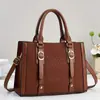 Bolso Nuevo de Gran Capacidad, Bolso de Mano para Mujer, Moda Retro Europea y Americana, Bolso Tote de Gran Capacidad de Alta Gama