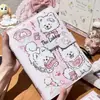 Álbum de Cartas com Argolas Fofo de Alto Valor Múltiplos Estilos PU Pequeno Livro de Armazenamento de Cartas Observação de Estrelas Fotos de Ídolos Fivela Magnética Livro de Álbum de Fotos
