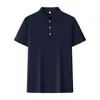 Camisa Polo Transpirable, de Secado Rápido, sin Costuras, Piqué de Alta Calidad, Manga Corta, Ropa de Trabajo con Logo de Grupo Corporativo Impreso