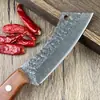 Fabricante Cuchillos de Exterior Hechos a Medida al por Mayor, Cuchillos para Comer Carne a la Barbacoa, Cuchillos de Deshuesar Forjados, Cuchillos Rectos con Mango de Madera, Productos de Venta Caliente Transfronteriza