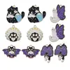Paquete Mixto de 100 Piezas de Lindos Accesorios de Esmalte para Manualidades de Gato Llavero Pendientes Pulsera Colgantes para Collar Venta Caliente Transfronteriza