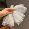Chica Dulce Puntos de Ola Encaje Intestino Grueso Anillo para el Cabello Alta Calidad Elegante Elegante Cuerda para Atar Nuevos Accesorios para el Cabello