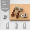 Cerradura de puerta de madera de nogal de lujo ligero estilo francés para uso en interiores en dormitorios, cocinas y baños, manija de puerta dividida universal para el hogar