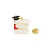 Criativo transfronteiriço Inglês gota de óleo liga broche solteiro chapéu modelagem temporada de formatura roupas decoração mochila acessórios crachá