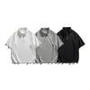 Ropa para Hombre Beijie Verano 2026 Nueva Camisa Polo de Manga Raglán Suéter Pulóver con Media Cremallera para Hombre Camiseta de Manga Corta con Cuello Camisero
